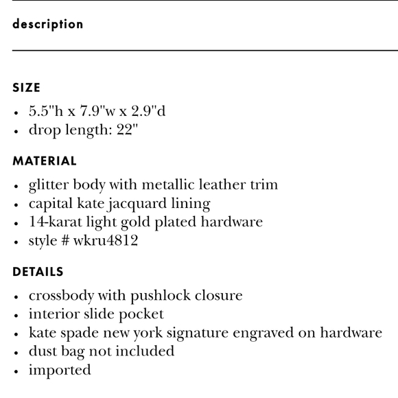 Kate Spade Sunset Lane Eden - Picture 5 of 9